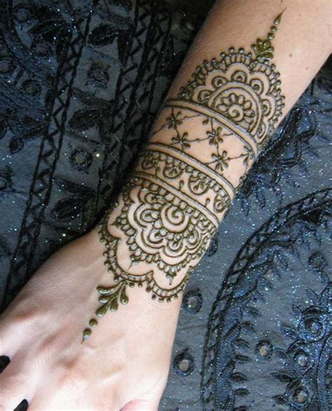 Henna Mehndi Tattoo Designs Idea For Wrist Tattoos Art Ideas