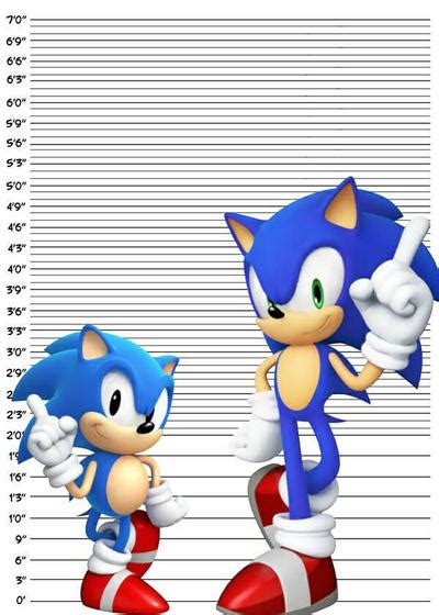 The True Height Of Sonic The Hedgehog By Chrislshack1998