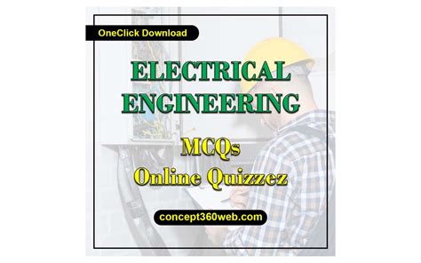 Electrical Engineering Mcqs Pdf With Answers And Online Quizzes