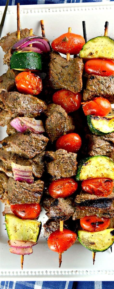 Shish Kabob Tender Chunks Of Marinaded Grilled Beef Recipe Kabob