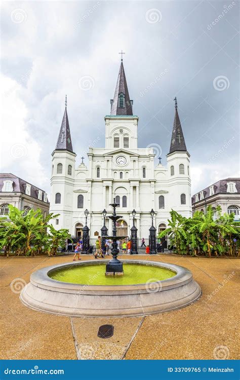 St Louis Cathedral In New Orleans Editorial Image Image 33709765