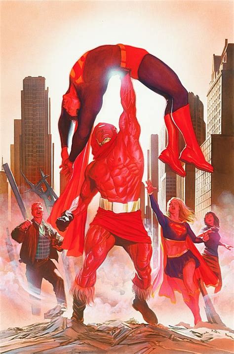 Cover By Alex Ross Two Supermen One A Man Of Yore The