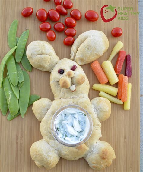 Veggie Bunny Tray With Spinach Dip Healthy Ideas For Kids