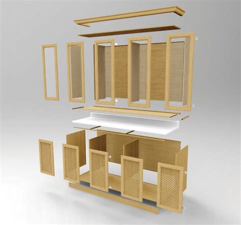 Custom Aluminum Kitchen Cabinet Aluminum Furniture Manufacturer