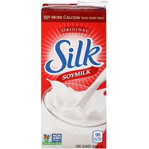 Silk Shelf Stable Original Soy Milk 1 Quart Soy Milk