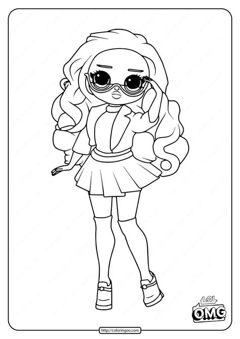 Lol Surprise Omg Class Prez Doll Coloring Page Cool Coloring Pages