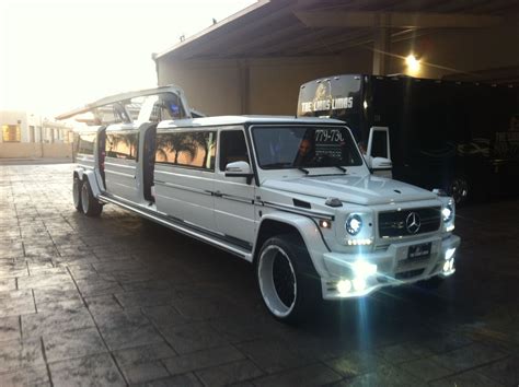 Mercedes Benz G55 Wagon Suv Dual Axle Stretch Limousine With Gullwing