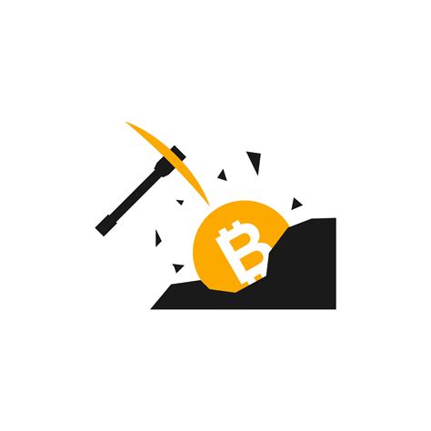 Illustration Vector Graphic Of Bitcoin Mining Logo Perfect To Use For