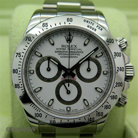 Fs Rolex 116520 Cosmograph Daytona Stainless Steel White Dial Z Serial