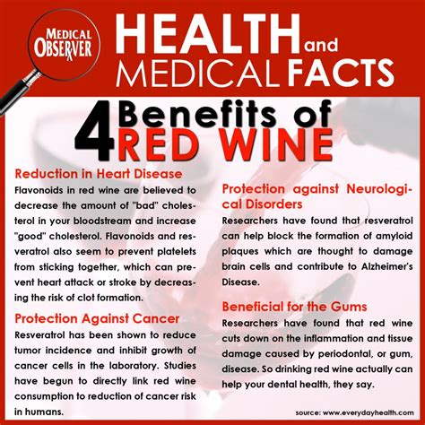 4 Benefits Of Wine Medical Observer Red Wine Health Benefits Red