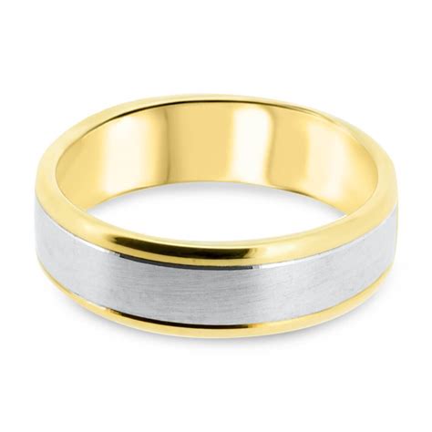 This was an engagement/wedding band combo, and it's beautiful!! 15 Photo of Two Tone Wedding Bands For Him