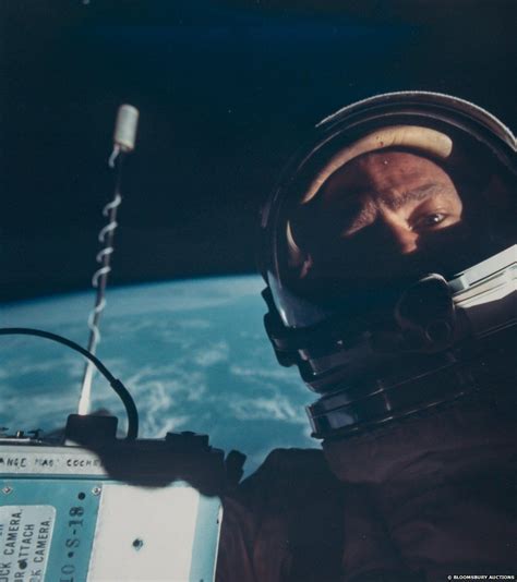 Astronaut Buzz Aldrin Took The First Self Portrait In Space During The