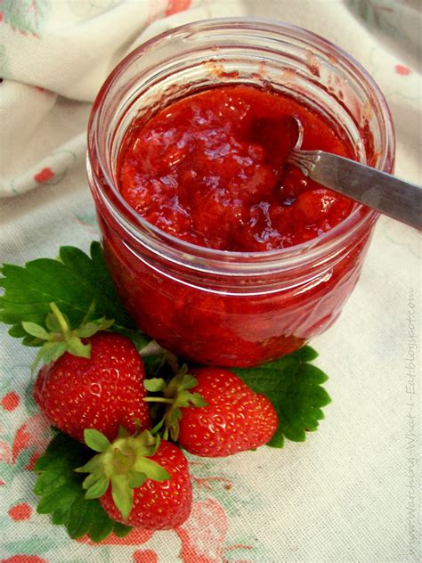 Watching What I Eat Homemade Strawberry Jam ~ From My