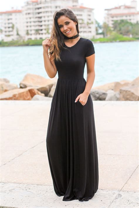 We are loving this NEW black maxi! The perfect basic dress to dress up ...