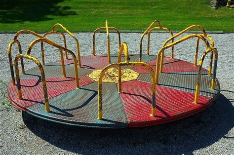 1970s Playground Equipment For Sale Merry Go Round The Good Old Days