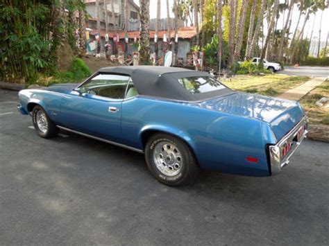 Beautiful Blue 1973 Mercury Cougar Xr7 Convertible Classic 70s Muscle