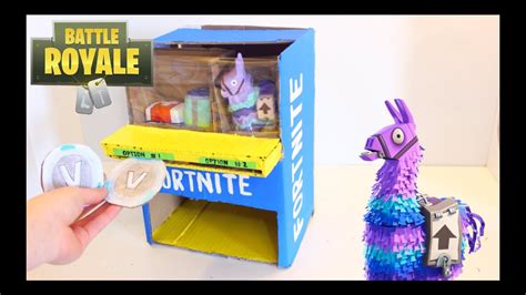 Fortnite season x's second week of challenges are called spray and pray, and they live up to their name. DIY how to make a Fortnite Vending Machine - YouTube