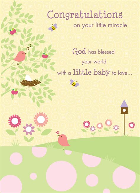 If your friend or loved one believes in a higher power. Congratulations on your new miracle. (With images) | Baby ...