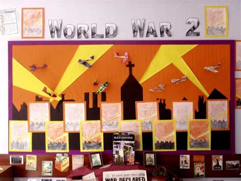 Teacher Wall Display 7 800×600 World War 2 Display Primary