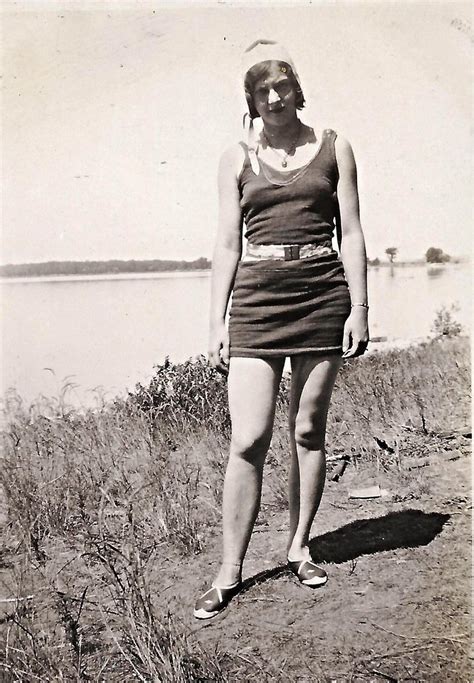 woman female girl swim suit bathing suit 1920s vinta… flickr