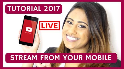 Youtube Mobile Live 🔴 How To Do A Live Stream On Youtube From Your