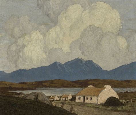 Paul Henry Cottages West Of Ireland 1928 30 Irish Art Irish
