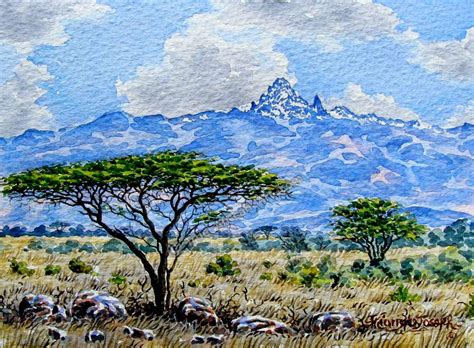Landscape Paintings By African Artists True African Art