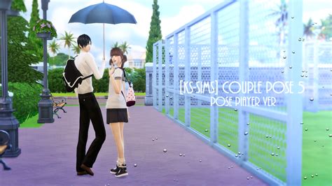 Ks Sims Couple Pose 5 Pose Player Ver 7 Pose Sionkanzaki Sims