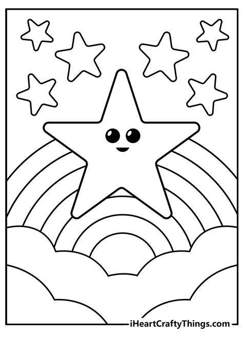 Star Coloring Pages For Adults