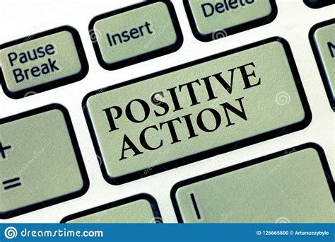 Handwriting Text Positive Action Concept Meaning Doing Good Attitude