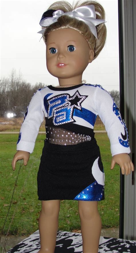 lva las vegas all stars custom cheer uniform for american girl doll with socks br