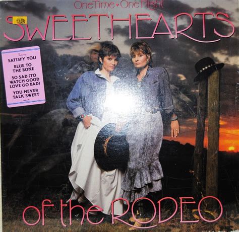 Sweethearts Of The Rodeo One Time One Night Lp 1988 Cbs Records