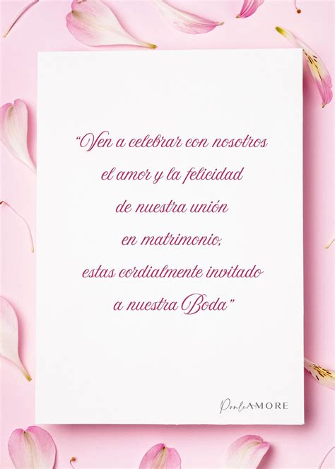 Frases Para Invitaciones De Boda Ideas Originales Frases Para