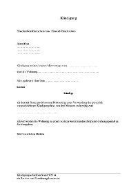 Kündigungsbestätigung wohnung vorlage / muster: Pin auf zazou