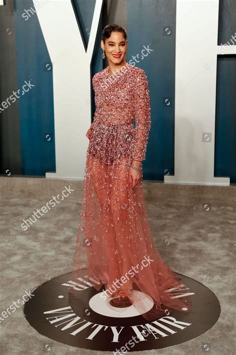 Sofia Boutella Attends 2020 Vanity Fair Oscar Editorial Stock Photo