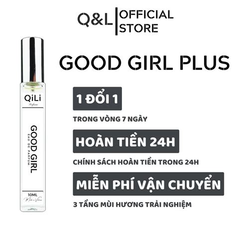 Tinh Dầu Nước Hoa Nữ Qili Good Girl Premium Hương Thơm Ngọt Ngào Thanh Thuần Quyến Rũ
