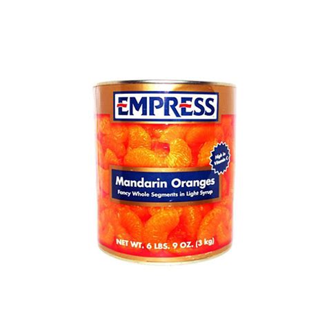 3000g Canned Mandarin Orange Jutai Foods Group