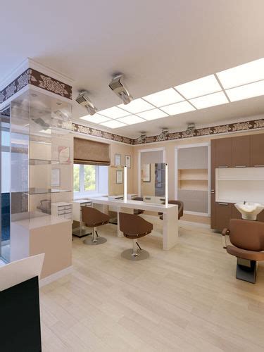 Hair And Beauty Salon Interior 3d Model Cgtrader