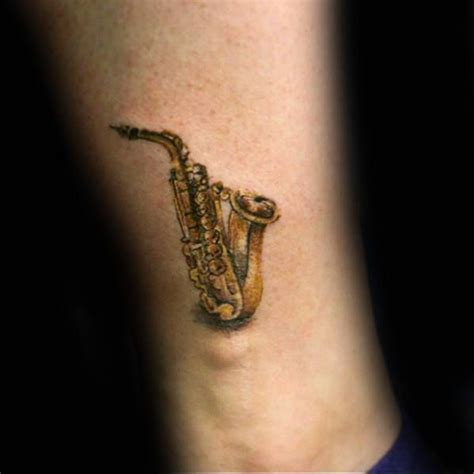 50 Saxophone Tattoo Designs For Men 2024 Inspiration Guide