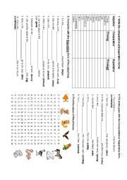english worksheets  adjectives worksheets page