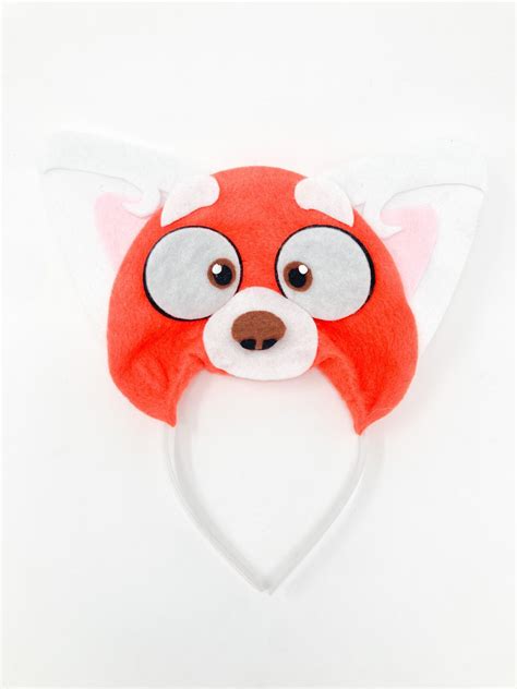 Turning Red Panda Costume Turning Red Headband Red Panda Etsy