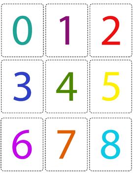 The first set of flash cards contains all the addition facts from 1+0 to 10+0. Numbers 1-100 Flashcards, Printable Flashcards by Kayla ...