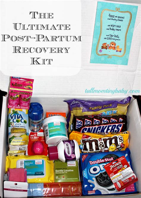 It's a time of critical care for physical recovery, due to the bleeding. The Best New Mom New Baby Gift: Postpartum Recovery Kit ...