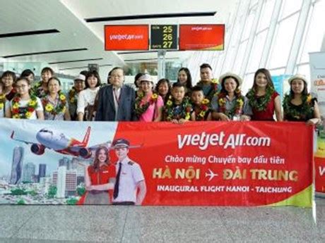 Vietjet Air Marks First Flight On Hanoi Taichung Route Society