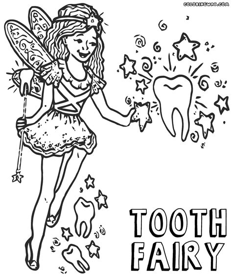 For our regular readers, you will be aware that we are planning for a visit from the tooth fairy in our house. Tooth Fairy coloring pages | Coloring pages to download ...