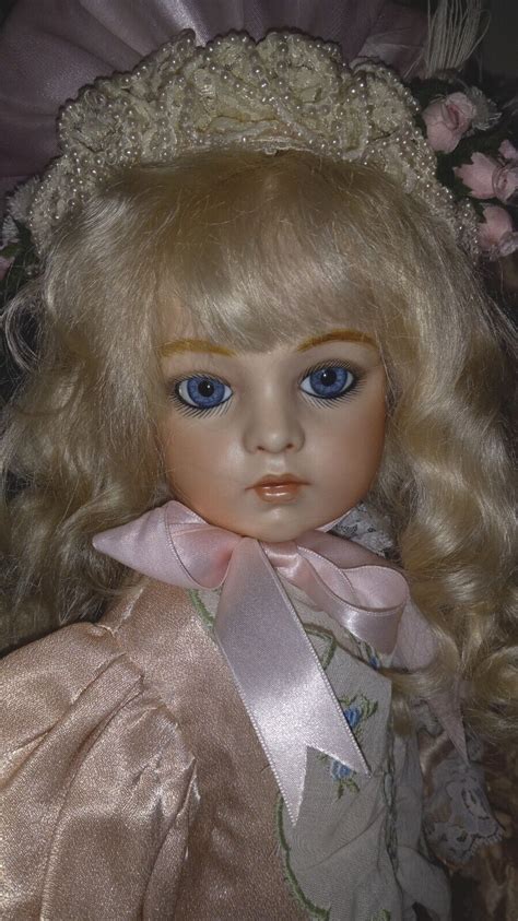 emily hart stunning french antique reproduction bru doll 22 in wendy fedit wig ebay