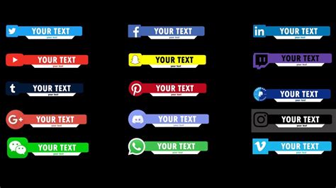 This includes standard newsfeed videos if a simple after effects template is not enough, check out this next item. After Effects social media Lower third Templates - YouTube