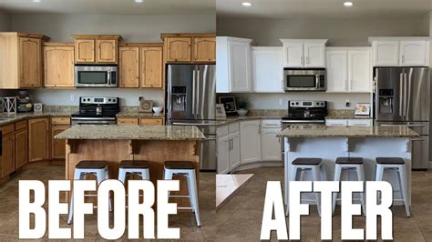 Stunning Kitchen Makeover Before And After New Look Kitchen Cabinets