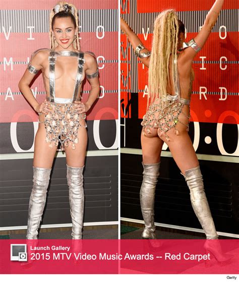 See All Of The Ridiculously Revealing Outfits Miley Cyrus Wore At The