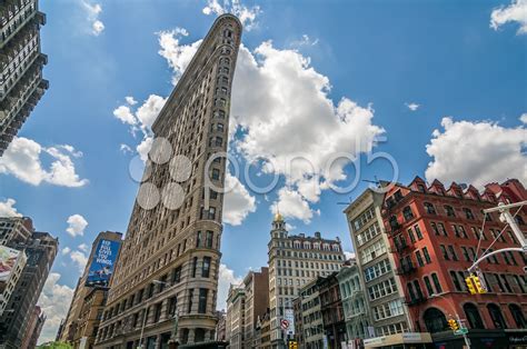 Flatiron Building In Manhattan New York City Nyc Usa Timelapse Hdr